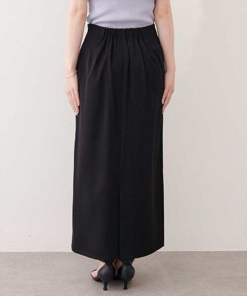 natural couture(ナチュラルクチュール)の「【sherbet line】接触冷感WZIPタイトスカート(スカート・レディース・ブラック/オフホワイト/ミント/イエロー・FREE)」の15枚目の写真