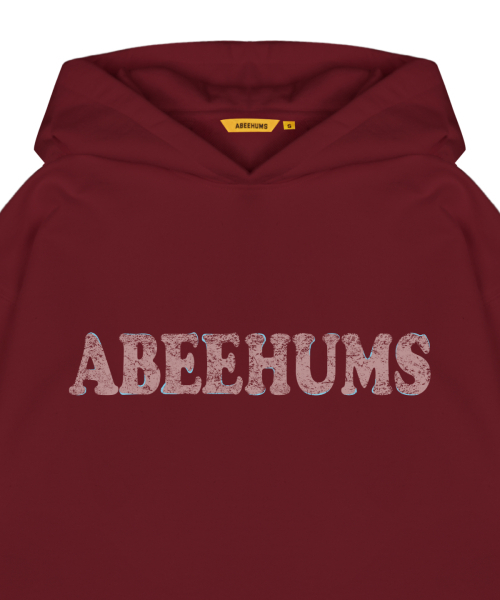 ABEEHUMS（アビハムズ）の「ヴィンテージロゴフードスウェットシャツ ABH357-108 バーガンディ（パーカー・レディース・バーガンディー・SMALL/MEDIUM）」の2枚目の写真