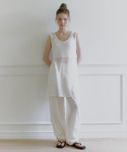 MICANE（ミケーネ）の「ウナレイヤードニットドレス（ワンピース・レディース・レッド/アイボリー・SMALL/MEDIUM/LARGE/X-LARGE）」の5枚目の写真