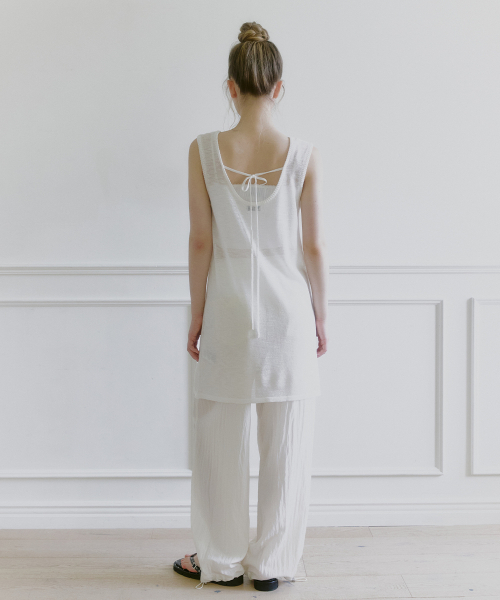 MICANE（ミケーネ）の「ウナレイヤードニットドレス（ワンピース・レディース・レッド/アイボリー・SMALL/MEDIUM/LARGE/X-LARGE）」の6枚目の写真