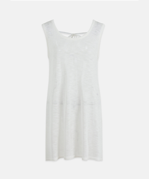 MICANE（ミケーネ）の「ウナレイヤードニットドレス（ワンピース・レディース・レッド/アイボリー・SMALL/MEDIUM/LARGE/X-LARGE）」の13枚目の写真