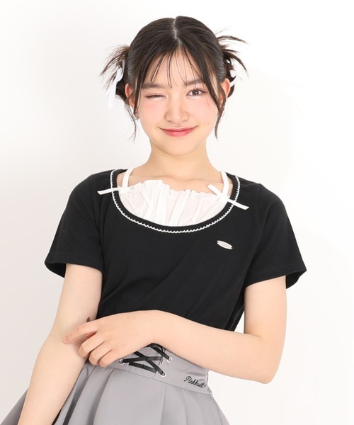 PINKHUNT キャミレイヤードTシャツ 1826K（Tシャツ/カットソー