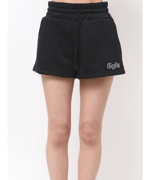 GYDA(ジェイダ)の「ラインストーンGYDAラメショートパンツ【セットアップ着用可能】(その他パンツ・レディース・オフホワイト・FREE)」の4枚目の写真