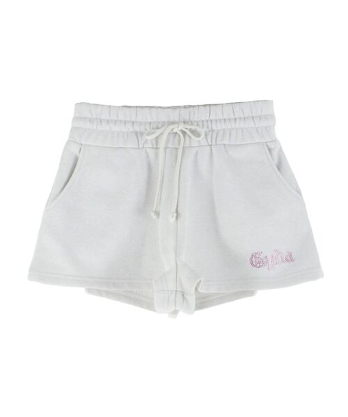 GYDA(ジェイダ)の「ラインストーンGYDAラメショートパンツ【セットアップ着用可能】(その他パンツ・レディース・オフホワイト/グレー/ブラック・FREE)」の6枚目の写真