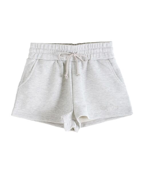 GYDA(ジェイダ)の「ラインストーンGYDAラメショートパンツ【セットアップ着用可能】(その他パンツ・レディース・オフホワイト/グレー/ブラック・FREE)」の5枚目の写真