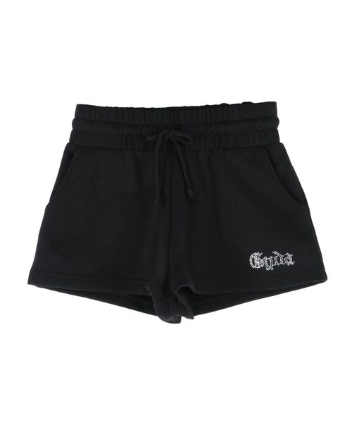 GYDA(ジェイダ)の「ラインストーンGYDAラメショートパンツ【セットアップ着用可能】(その他パンツ・レディース・オフホワイト/グレー/ブラック・FREE)」の4枚目の写真