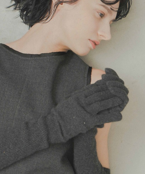 WHYTO.(ホワイト)の「「WHYTO. / ホワイト」u neck cocoon dress(ワンピース・レディース・ブラウン/チャコールグレー/ブラック・38/36)」の9枚目の写真