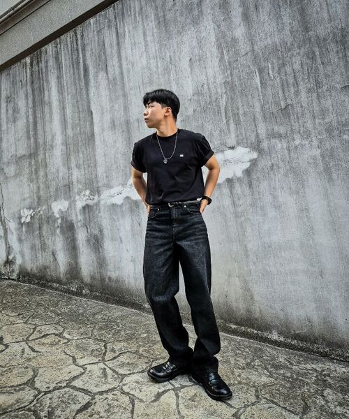 TOFFEE(トフィー)の「ストレートフィットデニムパンツ(ブラック)(デニムパンツ・メンズ・その他・X-LARGE/LARGE/MEDIUM/SMALL)」の2枚目の写真