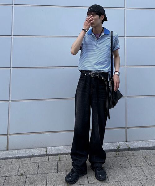 TOFFEE(トフィー)の「ストレートフィットデニムパンツ(ブラック)(デニムパンツ・メンズ・その他・X-LARGE/LARGE/MEDIUM/SMALL)」の4枚目の写真