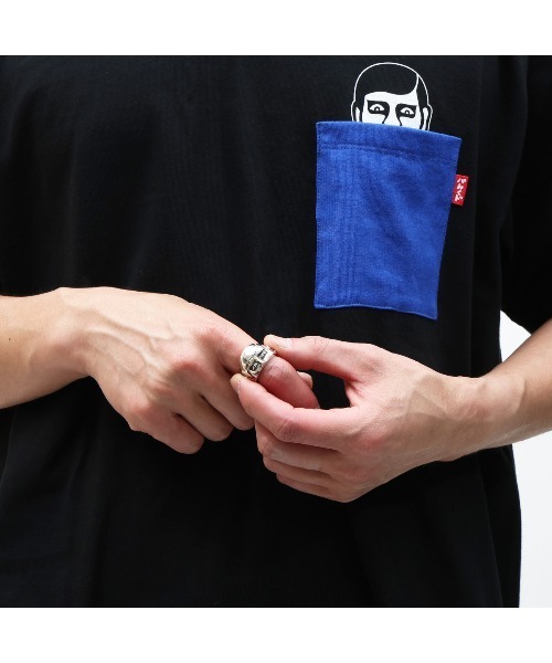 JAM HOME MADE(ジャムホームメイド)の「PUNK DRUNKERS × JAM HOME MADE あいつフェイスリング ハーフ SV925(リング・メンズ・シルバー・#21/#19/#17/#15/#13)」の3枚目の写真