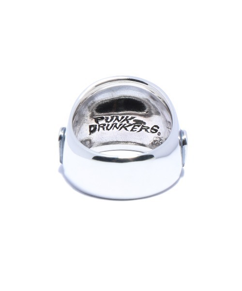 JAM HOME MADE(ジャムホームメイド)の「PUNK DRUNKERS × JAM HOME MADE あいつフェイスリング ハーフ SV925(リング・メンズ・シルバー・#21/#19/#17/#15/#13)」の7枚目の写真