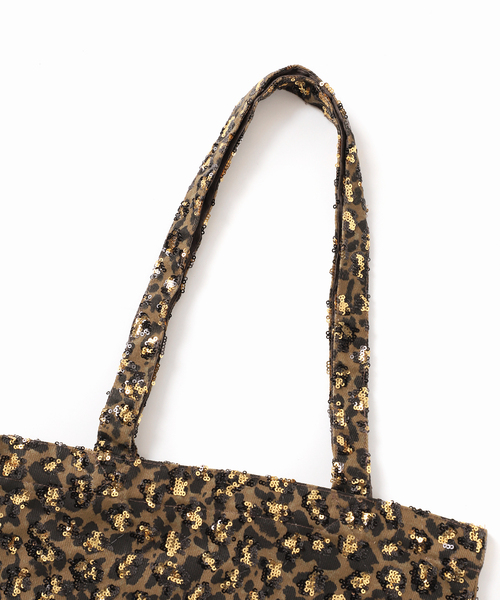 Uhr(ウーア)の「Uhr/ウーア Sequin Leopard Tote トートバッグ(トートバッグ・レディース・ベージュ・FREE)」の8枚目の写真