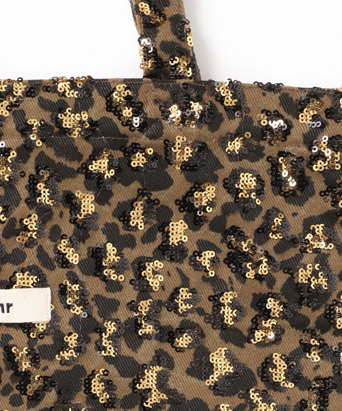 Uhr(ウーア)の「Uhr/ウーア Sequin Leopard Tote トートバッグ(トートバッグ・レディース・ベージュ・FREE)」の10枚目の写真