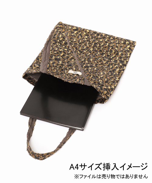 Uhr(ウーア)の「Uhr/ウーア Sequin Leopard Tote トートバッグ(トートバッグ・レディース・ベージュ・FREE)」の12枚目の写真