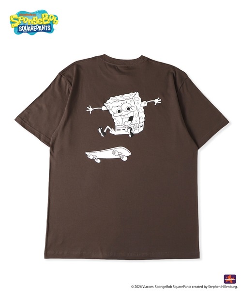 MFC STORE(エムエフシーストア)の「SpongeBob x MFC STORE SKATEBOARD S/S TEE(Tシャツ/カットソー・メンズ・チャコール/ホワイト・XS/S/M/L/XL/XXL)」の2枚目の写真