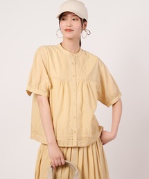 エンブロイダリーブラウス」に該当するシャツ/ブラウス（半袖