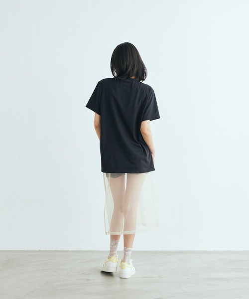 NIKE(ナイキ)の「ナイキ スポーツウェア クラシック ウィメンズ オーバーサイズド Tシャツ / Nike Sportswear Classic Women's Oversized T-Shirt IM6430-010 Black(Tシャツ/カットソー・レディース・ブラック・XL/M/S/L/XS)」の6枚目の写真