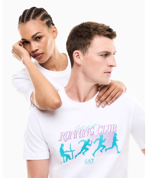 EMPORIO ARMANI EA7(エンポリオアルマーニイーエーセブン)の「<オンライン限定>【エンポリオ アルマーニ EA7】プリント入り ピュアコットンTシャツ(Tシャツ/カットソー・メンズ・ホワイト×レッド/ホワイト系その他/ホワイト×グリーン/ホワイト・LARGE/MEDIUM/SMALL/X-LARGE/X-SMALL)」の22枚目の写真