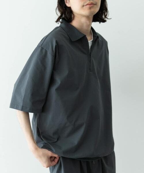 URBAN RESEARCH Sonny Label(アーバンリサーチサニーレーベル)の「ドットメッシュハーフジッププルオーバー(シャツ/ブラウス・メンズ・ライトグレー/ブラック/ブルー系その他・LARGE/MEDIUM)」の18枚目の写真