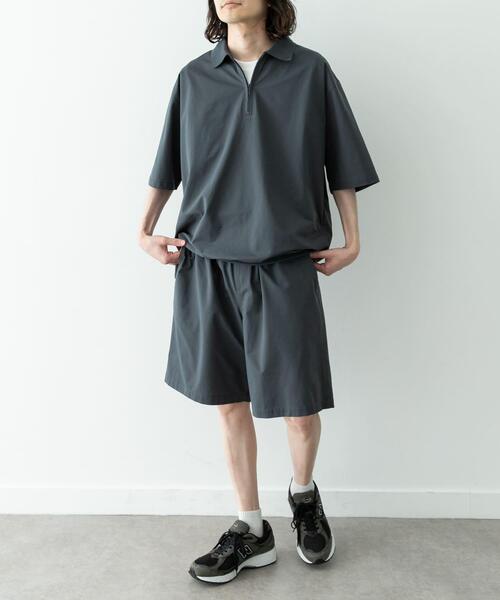 URBAN RESEARCH Sonny Label(アーバンリサーチサニーレーベル)の「ドットメッシュハーフジッププルオーバー(シャツ/ブラウス・メンズ・ライトグレー/ブラック/ブルー系その他・LARGE/MEDIUM)」の4枚目の写真