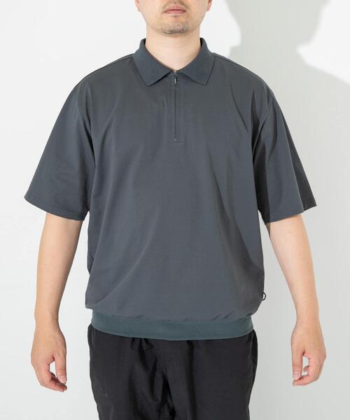 URBAN RESEARCH Sonny Label(アーバンリサーチサニーレーベル)の「ドットメッシュハーフジッププルオーバー(シャツ/ブラウス・メンズ・ライトグレー/ブラック/ブルー系その他・LARGE/MEDIUM)」の5枚目の写真