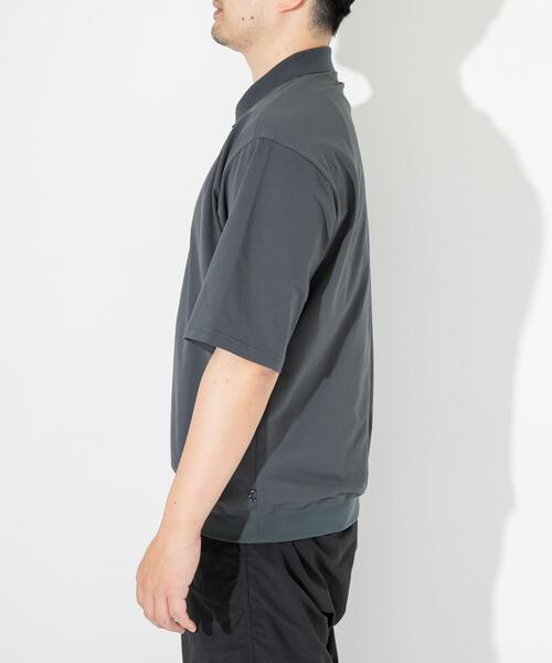 URBAN RESEARCH Sonny Label(アーバンリサーチサニーレーベル)の「ドットメッシュハーフジッププルオーバー(シャツ/ブラウス・メンズ・ライトグレー/ブラック/ブルー系その他・LARGE/MEDIUM)」の6枚目の写真
