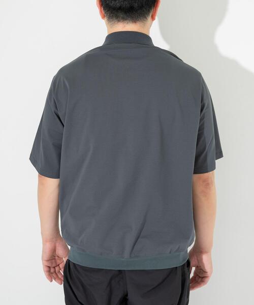 URBAN RESEARCH Sonny Label(アーバンリサーチサニーレーベル)の「ドットメッシュハーフジッププルオーバー(シャツ/ブラウス・メンズ・ライトグレー/ブラック/ブルー系その他・LARGE/MEDIUM)」の7枚目の写真