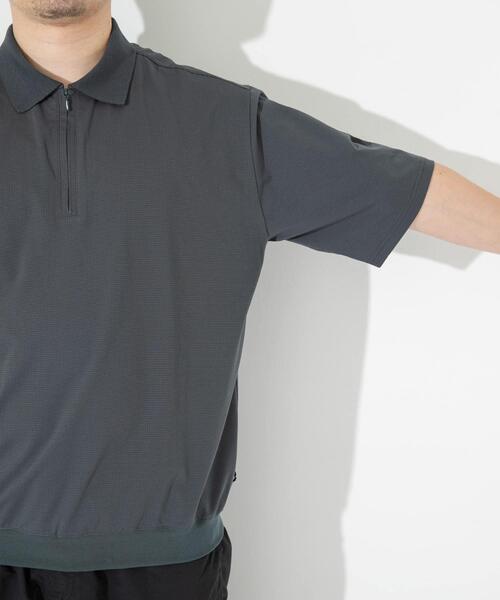 URBAN RESEARCH Sonny Label(アーバンリサーチサニーレーベル)の「ドットメッシュハーフジッププルオーバー(シャツ/ブラウス・メンズ・ライトグレー/ブラック/ブルー系その他・LARGE/MEDIUM)」の8枚目の写真