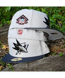 Lafayette | ニューエラ【NEW ERA】- サンノゼ・シャークス キャップ HOMEGAME別注【San Jose Sharks 59FIFTY 20th Anniv. Bone/Dark Navy】(キャップ)