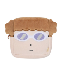 LOOPLOOP（ループループ）の「ループルーフ x マルは犬 [水泳チャンマル] 顔ポーチ（スポーツグッズ）」
