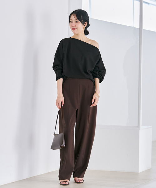 plage（プラージュ）の「Forme パンツ（その他パンツ・レディース・ブラウン/ブラック・38/36/34/32）」の8枚目の写真