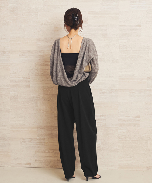 plage（プラージュ）の「Forme パンツ（その他パンツ・レディース・ブラウン/ブラック・38/36/34/32）」の11枚目の写真