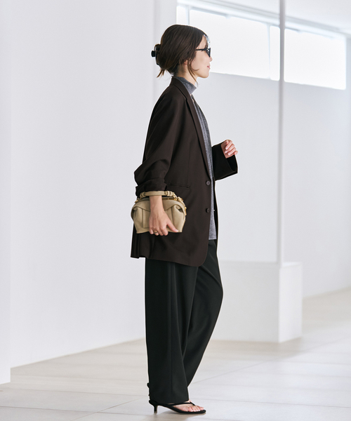 plage（プラージュ）の「Forme パンツ（その他パンツ・レディース・ブラウン/ブラック・38/36/34/32）」の17枚目の写真