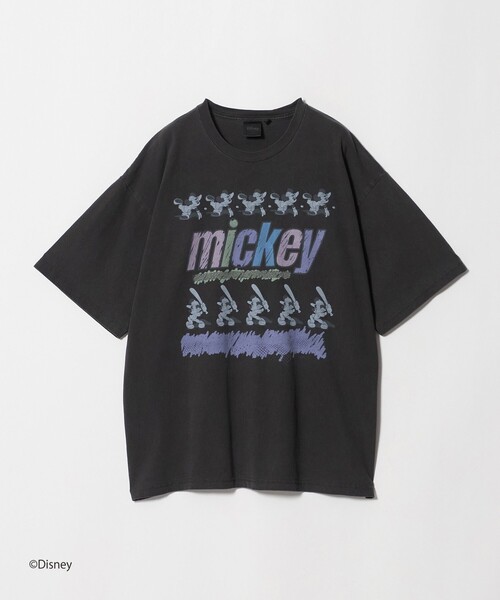 Disney（ディズニー）の「【別注】＜URBAMENT＞「ディズニー」半袖 Tシャツ（Tシャツ/カットソー・メンズ・その他1/オフホワイト/その他4/ダークブラウン/ブラック/その他5/その他6/その他3/その他2・L/M/S）」の5枚目の写真