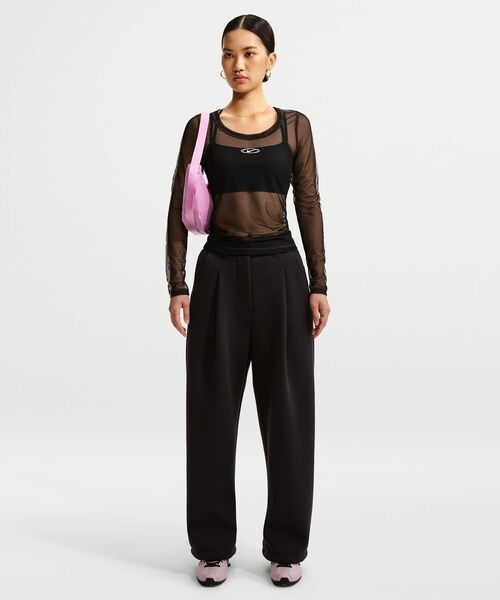 NIKE(ナイキ)の「ナイキ スポーツウェア ウィメンズ スリム ロングスリーブ シアー トップス / Nike Sportswear Women's Slim Long-Sleeve Sheer Top IM8406-010 Black(その他トップス・レディース・ブラック・XS/XL/S/M/L)」の8枚目の写真