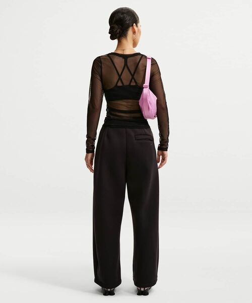 NIKE(ナイキ)の「ナイキ スポーツウェア ウィメンズ スリム ロングスリーブ シアー トップス / Nike Sportswear Women's Slim Long-Sleeve Sheer Top IM8406-010 Black(その他トップス・レディース・ブラック・XS/XL/S/M/L)」の9枚目の写真