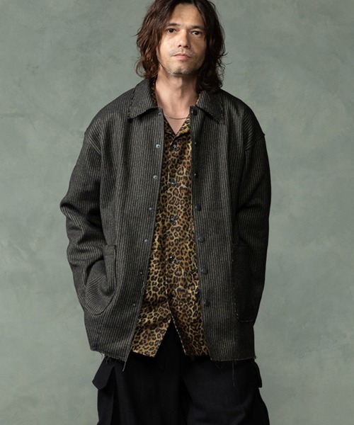 EGO TRIPPING(エゴトリッピング)の「mj11751-UNBROWNS BEACH JACKET ウールジャケット(666753)(その他アウター・メンズ・チャコール/ダークブラウン・46/48)」の14枚目の写真