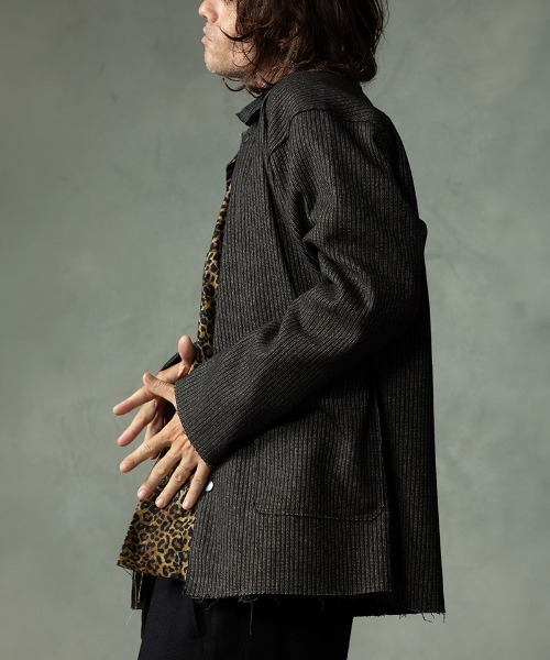 EGO TRIPPING(エゴトリッピング)の「mj11751-UNBROWNS BEACH JACKET ウールジャケット(666753)(その他アウター・メンズ・チャコール/ダークブラウン・46/48)」の16枚目の写真