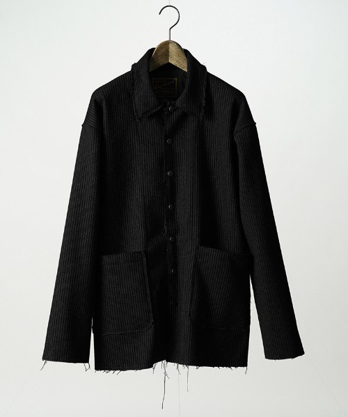 EGO TRIPPING(エゴトリッピング)の「mj11751-UNBROWNS BEACH JACKET ウールジャケット(666753)(その他アウター・メンズ・チャコール/ダークブラウン・46/48)」の8枚目の写真
