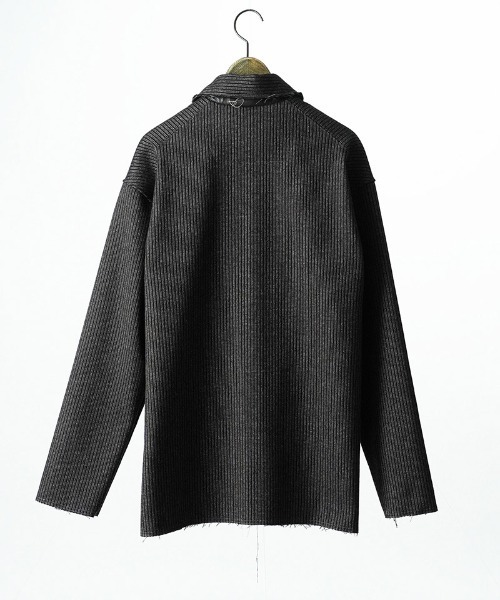 EGO TRIPPING(エゴトリッピング)の「mj11751-UNBROWNS BEACH JACKET ウールジャケット(666753)(その他アウター・メンズ・チャコール/ダークブラウン・46/48)」の11枚目の写真