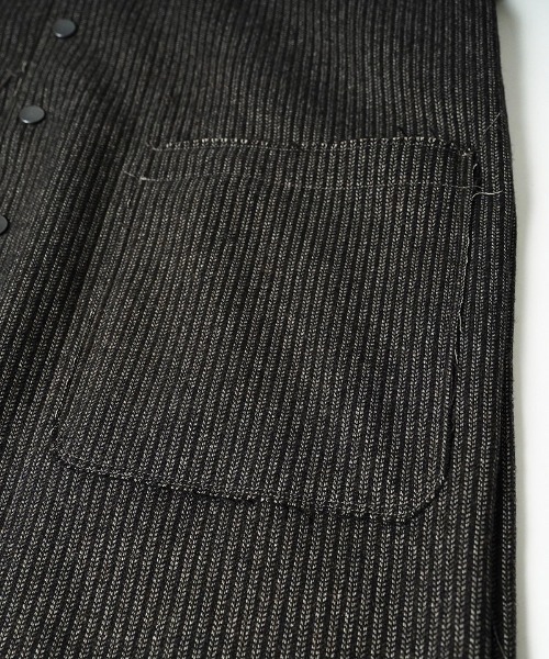 EGO TRIPPING(エゴトリッピング)の「mj11751-UNBROWNS BEACH JACKET ウールジャケット(666753)(その他アウター・メンズ・チャコール/ダークブラウン・46/48)」の4枚目の写真