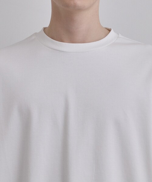tk.TAKEO KIKUCHI（ティーケータケオキクチ）の「【汗シミ防止／UVカット】sweat stain proof series ドルマンTシャツ（Tシャツ/カットソー・メンズ・グレー/ホワイト/ブラック・02/03）」の5枚目の写真