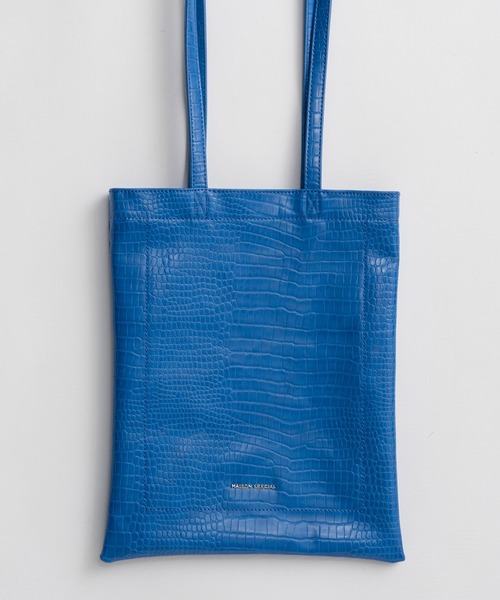 MAISON SPECIAL（メゾンスペシャル）の「MS Basic Tote Bag/MSベーシックトートバッグ（トートバッグ・レディース・ブラック/ブルー/ライム・FREE）」の10枚目の写真