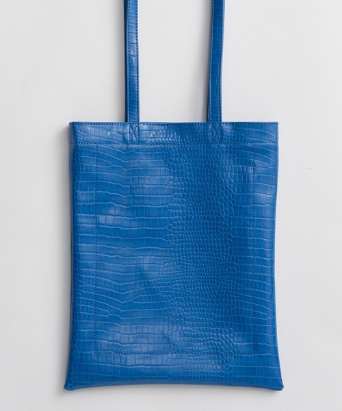 MAISON SPECIAL（メゾンスペシャル）の「MS Basic Tote Bag/MSベーシックトートバッグ（トートバッグ・レディース・ブラック/ブルー/ライム・FREE）」の13枚目の写真