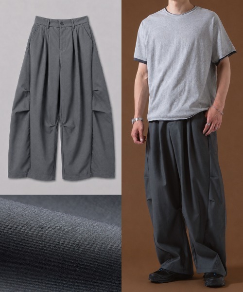 OXA(オグザ)の「スラックス(スラックス・メンズ・グレー/ブラウン/ブラック・MEDIUM/LARGE)」の2枚目の写真