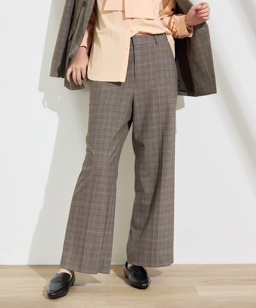 INDIVI(インディヴィ)の「【洗濯機OK/ストレッチ◎】ストレートワイドパンツ(その他パンツ・レディース・キャメル/ブラック/ベージュ/チャコールグレー/ブラウン系その他・05/03/38/36/34/15 /13/12/42/40/19)」の5枚目の写真