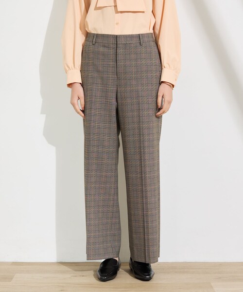 INDIVI(インディヴィ)の「【洗濯機OK/ストレッチ◎】ストレートワイドパンツ(その他パンツ・レディース・キャメル/ブラック/ベージュ/チャコールグレー/ブラウン系その他・05/03/38/36/34/15 /13/12/42/40/19)」の11枚目の写真