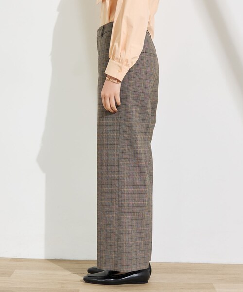 INDIVI(インディヴィ)の「【洗濯機OK/ストレッチ◎】ストレートワイドパンツ(その他パンツ・レディース・キャメル/ブラック/ベージュ/チャコールグレー/ブラウン系その他・05/03/38/36/34/15 /13/12/42/40/19)」の12枚目の写真