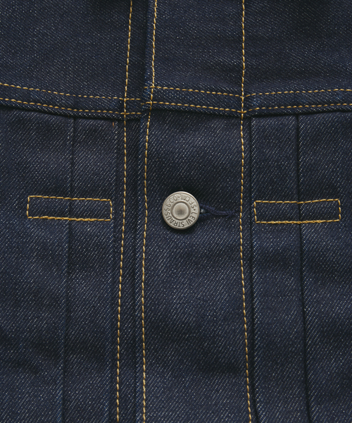 Levi's（リーバイス）の「Levi’s(R) / リーバイス 別注 TYPE1 ブランケット ライニング トラッカー（デニムジャケット・メンズ・ネイビー・SMALL/X-LARGE/LARGE/MEDIUM）」の20枚目の写真