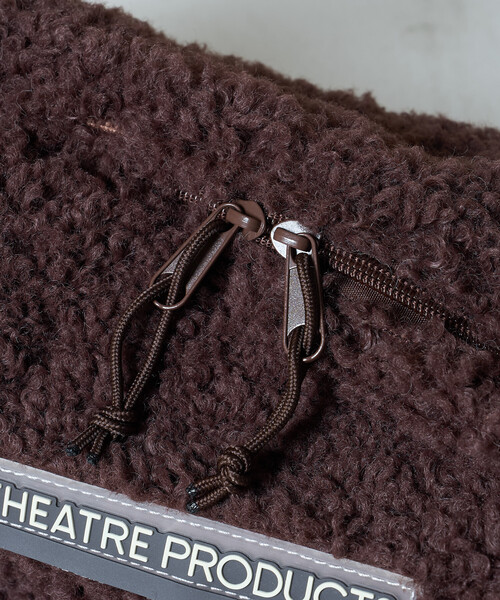FREAK'S STORE(フリークスストア)の「THEATRE PRODUCTS × FREAK'S STORE/シアタープロダクツ 別注 カールファー ショルダーバッグ(ショルダーバッグ・レディース・ブラウン/ベージュ/チャコールグレー・ONE SIZE)」の14枚目の写真
